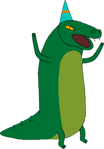 File:Crocodile with party hat.png