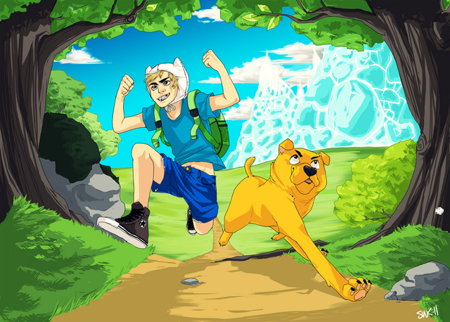 File:Adventure Time by Pan-cakez.png