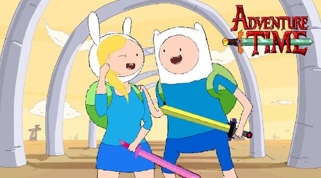File:Finn and fionna meet.jpg