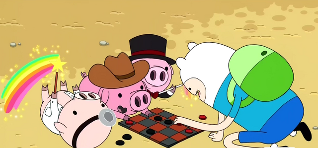 File:S2e13 finn playing checkers with baby pigs.png