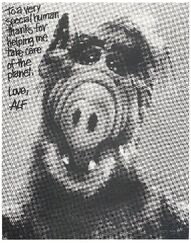 ALF autograph