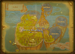Fist the Roughneck map