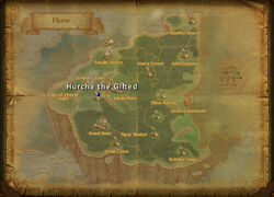Hurcha the Gifted map