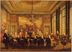 Régence du duc d'Orléans, Council with Cardinal Fleury
