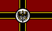 Burgundy cross flag