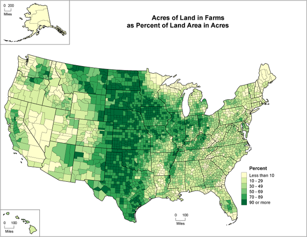 File:Map of Farmland in the US.png