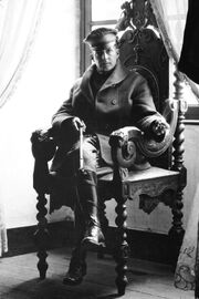 Douglas MacArthur, Army photo portrait seated, France 1918