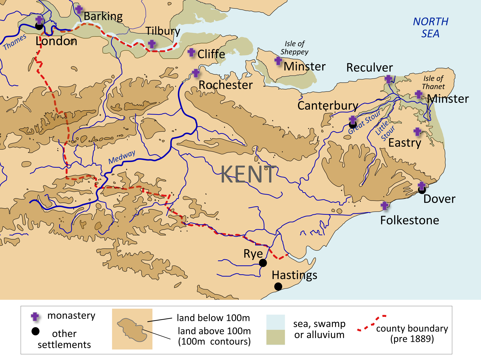 Image - Kingdom of Kent Map.png | Alternative History | FANDOM powered ...