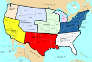 Us map states