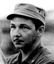 Raul Castro young