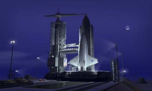 File:616051 A-futuristic-space-shuttle-awaits-launch.jpg
