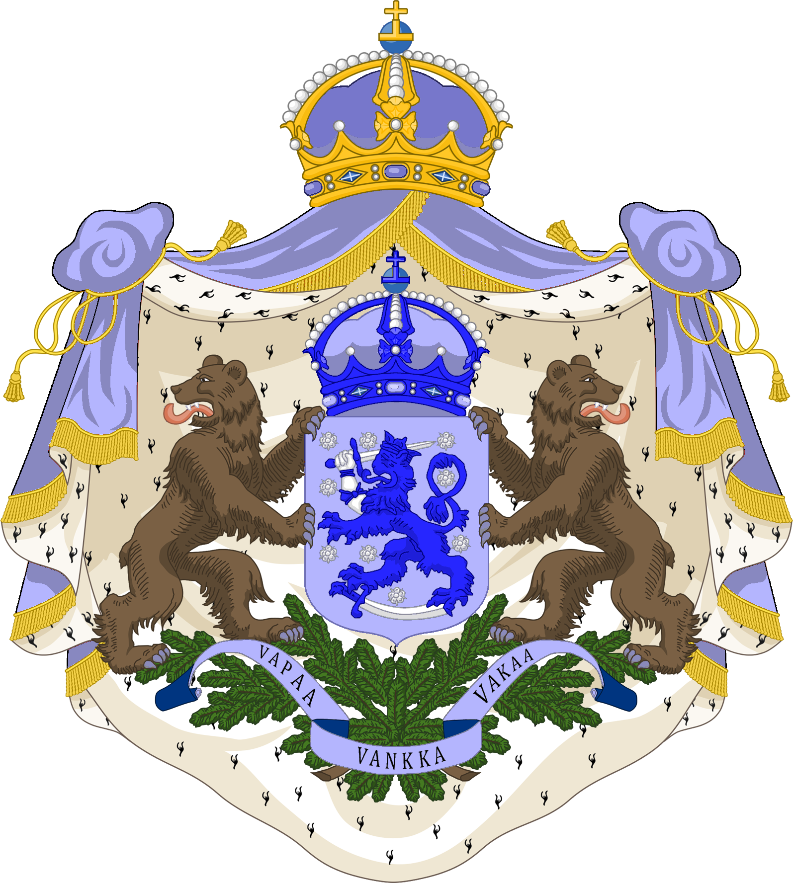 Image Greater Coat Of Arms Of The Empire Of Finland By Eric4epng