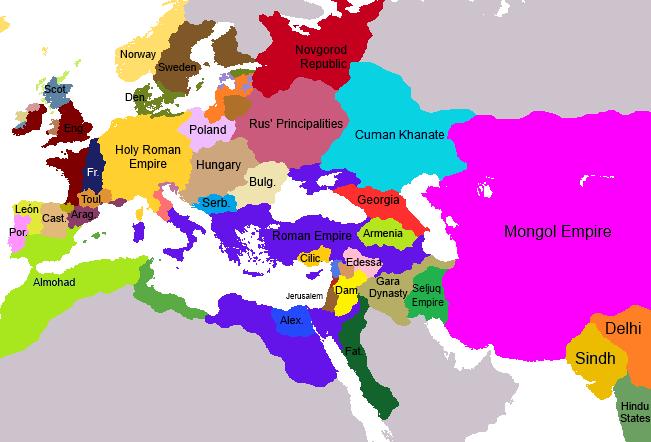 Map europe 1