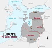 Latvian-Estonain Map
