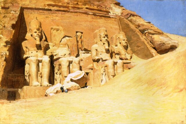 File:Abu-Simbel-XX-Frederick-Arthur-Bridgeman-xx-Private-collection.jpg