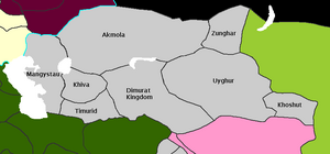Khanates of central Asia 1533