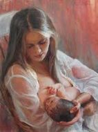 Lillian feeding Sineal II