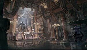 Qhylen throne room