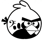 Bass clef bird