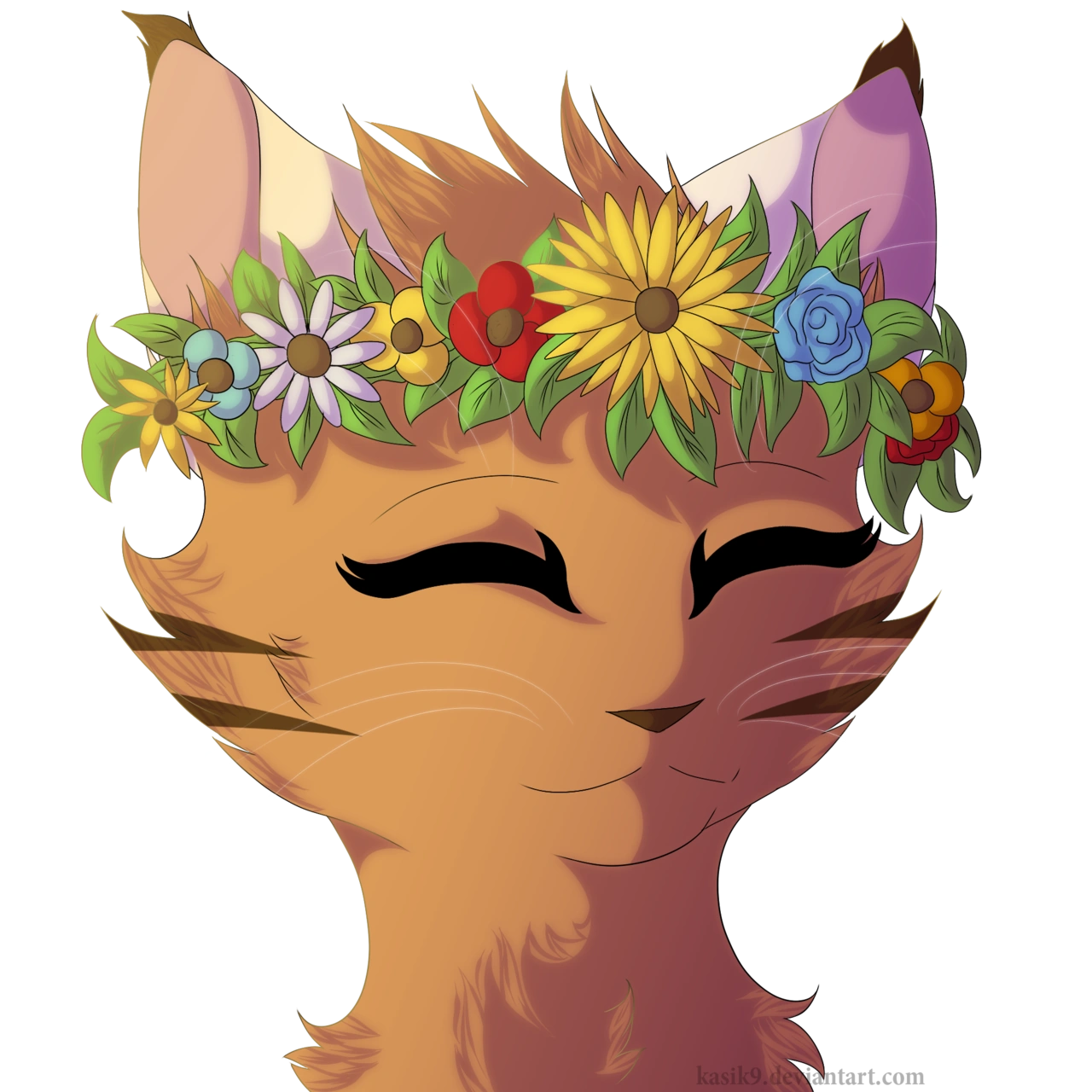Image - Flower crowns are pretty by kasik9-d8w38lb.png | Animal Jam