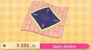 Tapis dindon