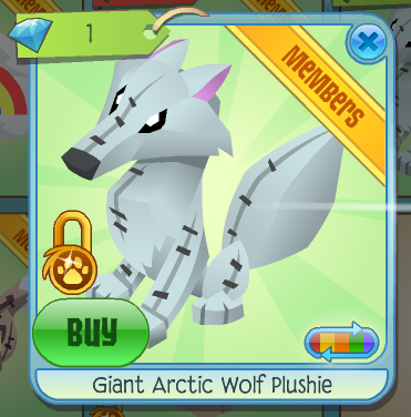 giant wolf plushie