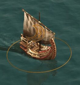 Oriental trading ship