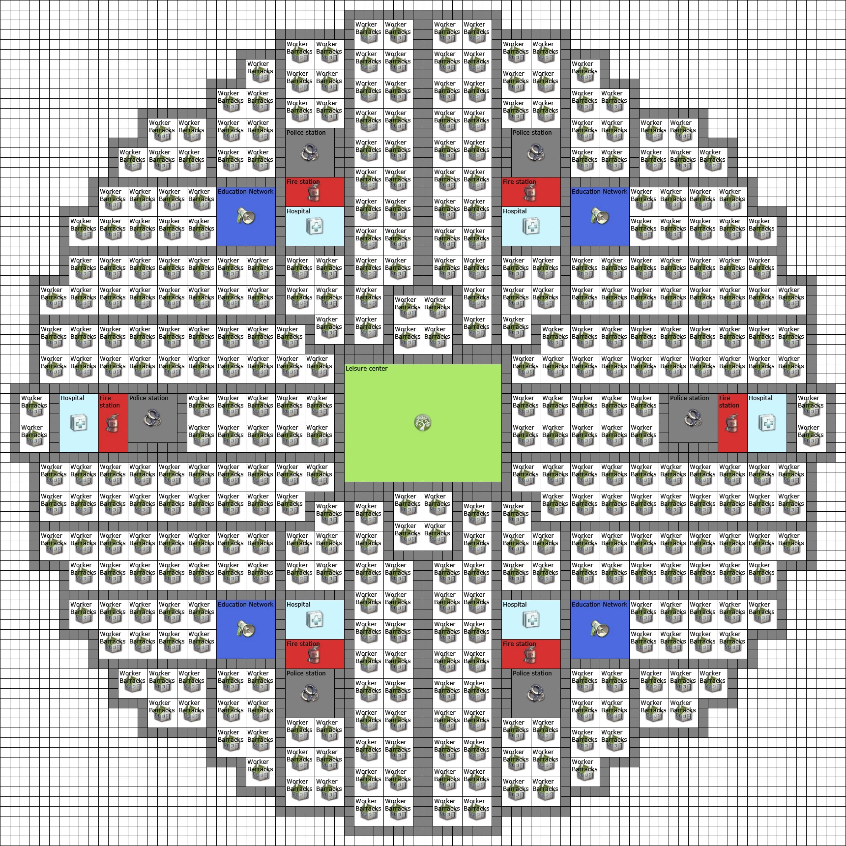 Anno 1404 схема застройки