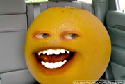 Orange teeth whitened