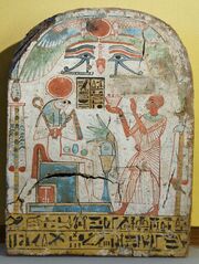 Stele Ra-Horakhty Louvre N3795