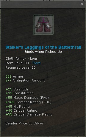 Stalkers leggings of the battlethrall