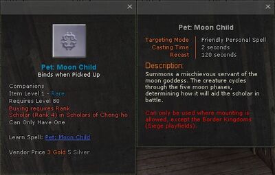 Pet moon child