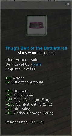 Thugs belt of the battlethrall