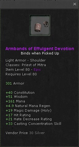 Armbands of effulgent devotion