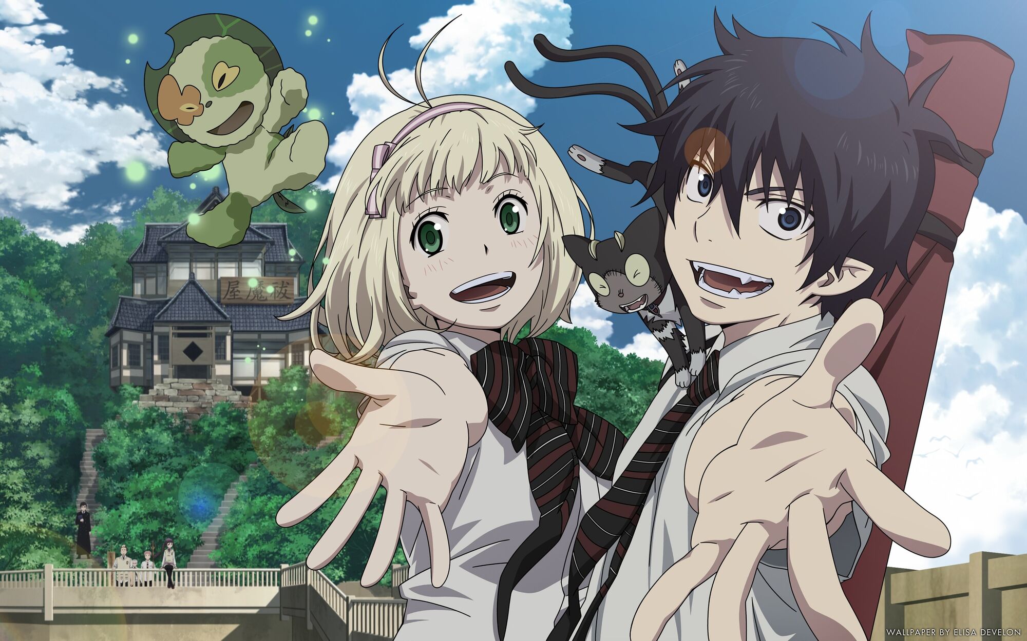 Imagen Animeaonoexorcistokumurarinkamikiizumofreshnewhdanimepictureaonoexorcist