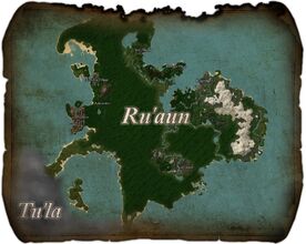 Ru'aun Region Map