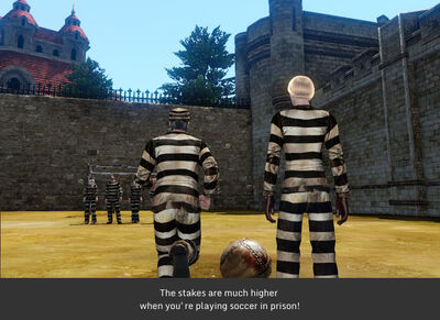 Prison soccer