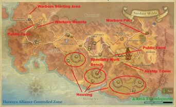 Sunbite Wilds Tour Map