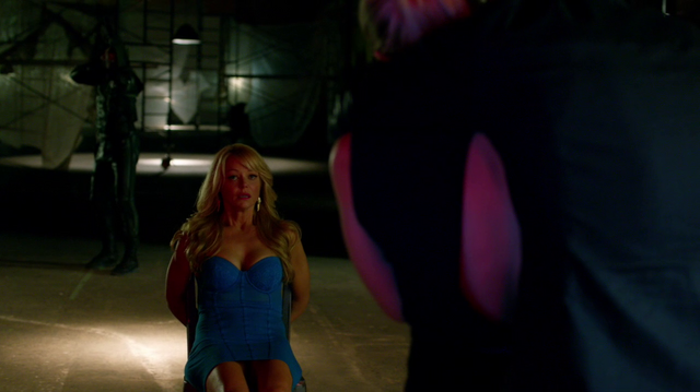 File:The Arrow watches as Cooper Seldon takes Felicity hostage.png