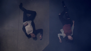 Wally West and Jesse Wells irradiated dark matter.png