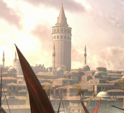 File:Constantinople Galata Tower.jpg