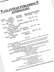Aborted anthologies advert