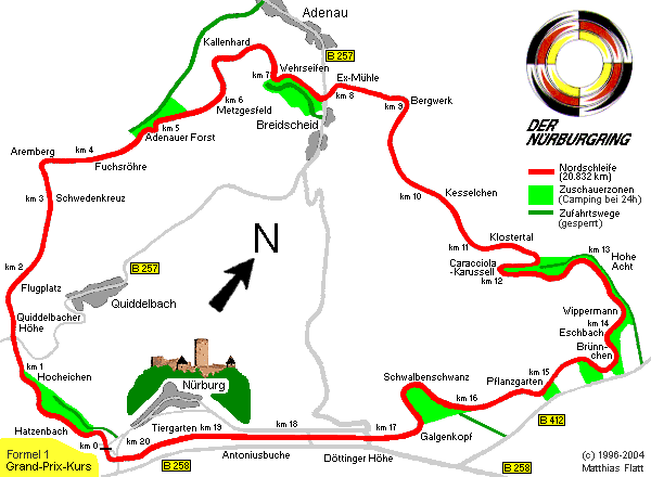 Nordschleife image of Nurburgring track