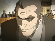 Yakone smirking