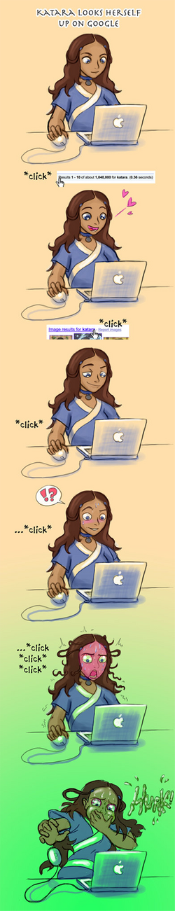 Katara disgusted by shipping