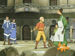 Aang tegen de mechanist