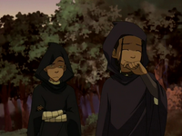 Hooded Sokka and Katara