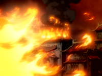 Royal Caldera ablaze