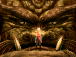 Lion Turtle and Aang.png