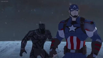 Black panther and captain america
